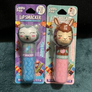 Lip Smacker Lippy Pals Blueberry‎ Gum & Creamy Peppermint-New